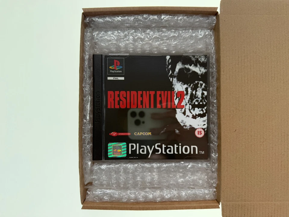 Resident Evil 2 PS1 - UK PAL VGC CIB - High Quality Packing - Tracked - Image 2 of 4