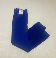 Xersion Lounge Girls Legging Pants Size Medium Fusion Blue Mesh Fitted