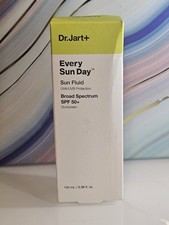 Dr.Jart Every Sun Day Sun Fluid Korean Sunscreen SPF 50 3.38 Fl Oz Sealed