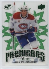 2024-25 Upper Deck Ice Ice Premieres Emerald Green 191/199 Joshua Roy #221 1e7g