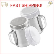CUSINIUM Powdered Sugar Shaker Duster - With Handle - Cinnamon Shaker For Coffee