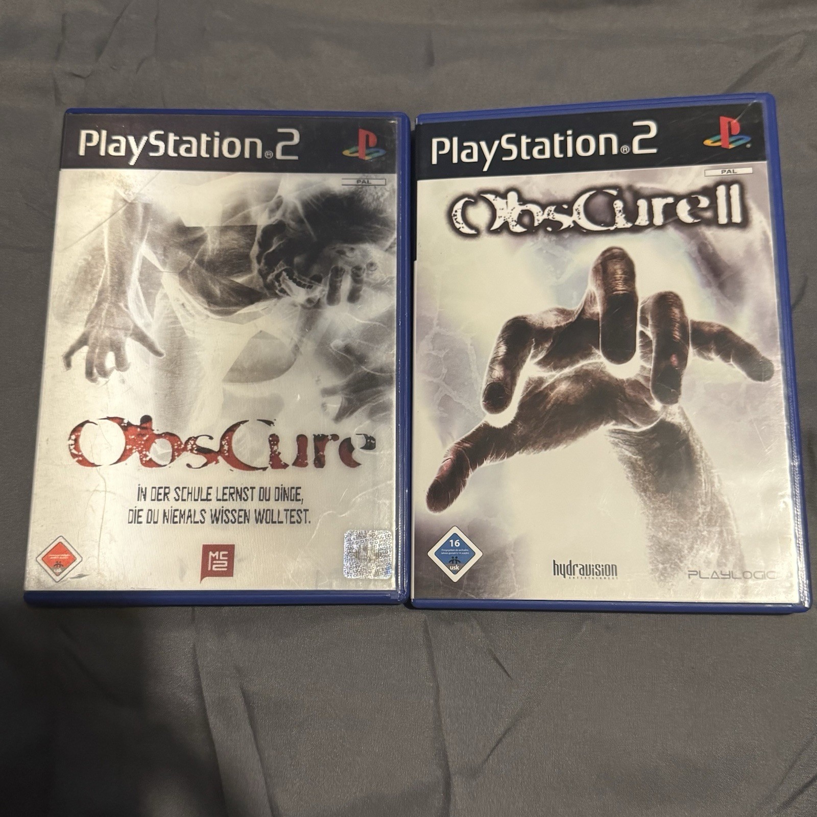 Obscure I y II Playstation 2 PS2 PAL COMPLETO Versiones Alemanas