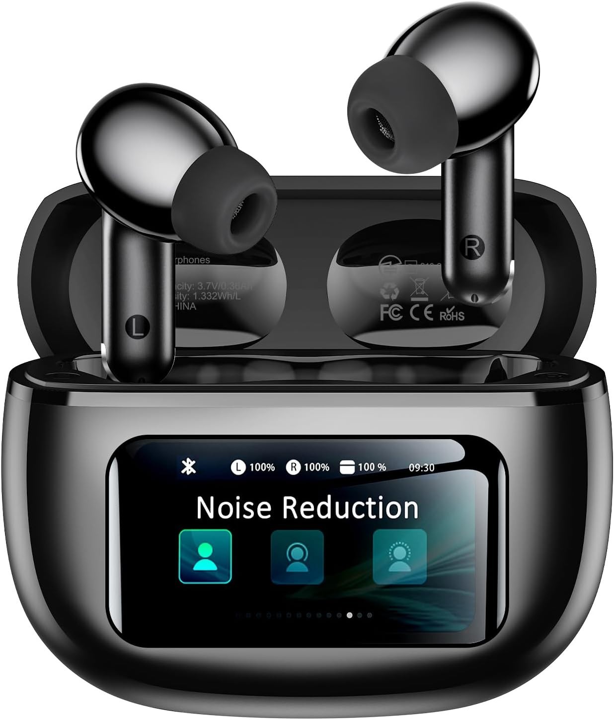 Wireless Earbuds, 2025 Bluetooth 6.0 Headphones Bass Stereo,