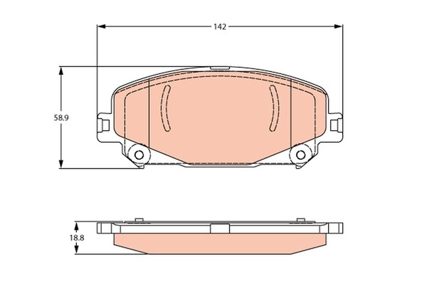 Bremsbelagsatz Scheibenbremse Vorderachse FüR Renault Arkana I Captur II Espace-image