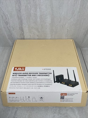 1Mii 3-in-1 2.4GHz Wireless Audio 1-Transmitter and 2-Receiver - Model RT5066 - Picture 1 of 2