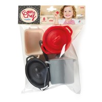 Ecoiffier 100% Chef Pannen En Eetset, 8Dlg. (Us Import)