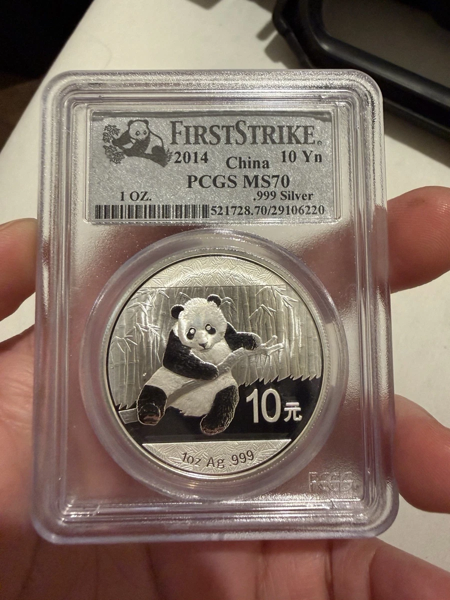 Chinese Panda MS 70 Graded 2014 Silver Bullion Coins for sale | eBay