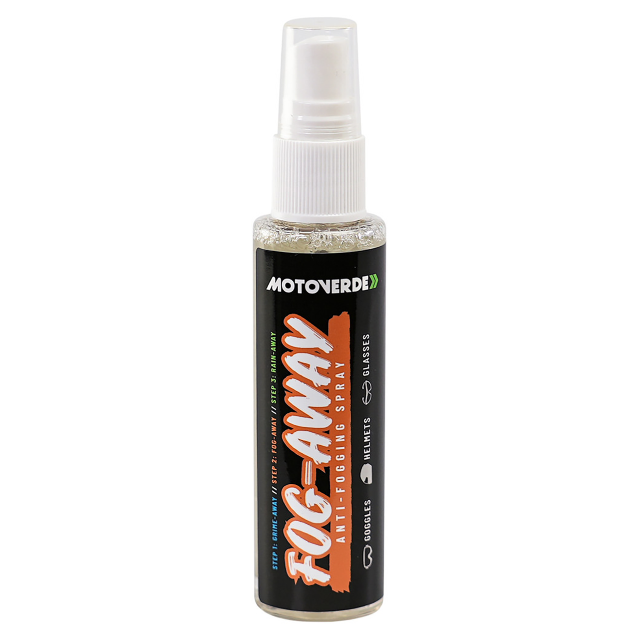 Motoverde MX Fog-Away Spray 75ml Helmet/Visor Motocross Off-Road