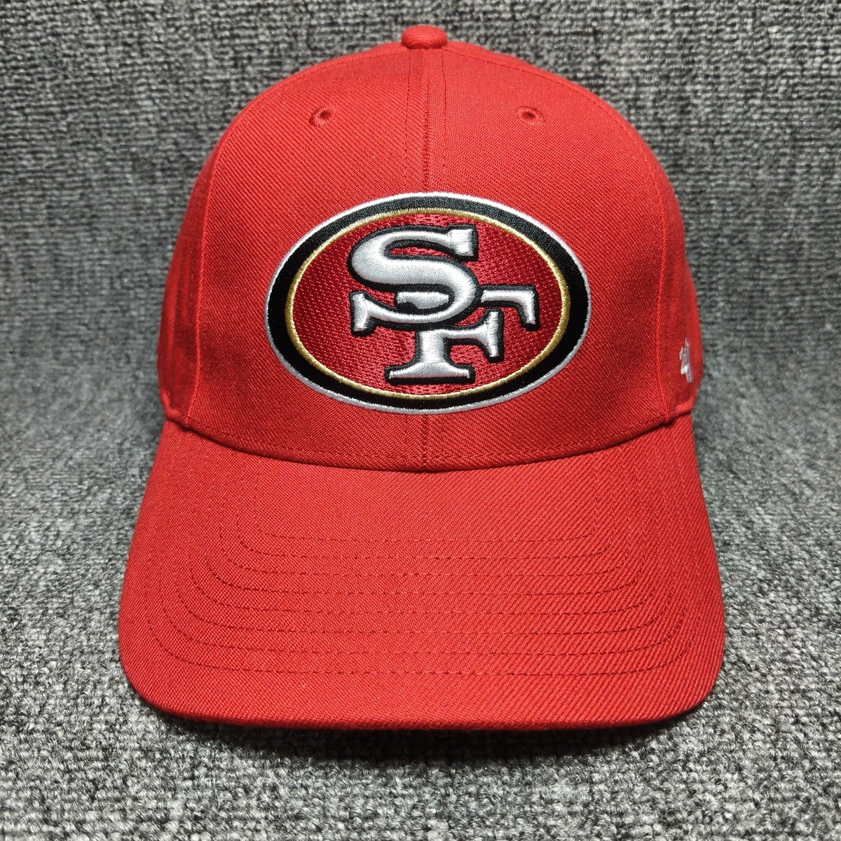 '47 Brand San Francisco 49ers NFL Red Strapback Baseball Cap Hat SF Logo