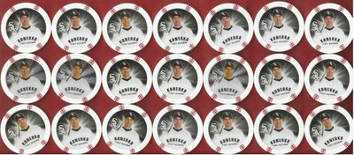 PAUL KONERKO 2013 Topps Chipz lot 22 Poker Chips w/ Silver CHICAGO WHITE SOX