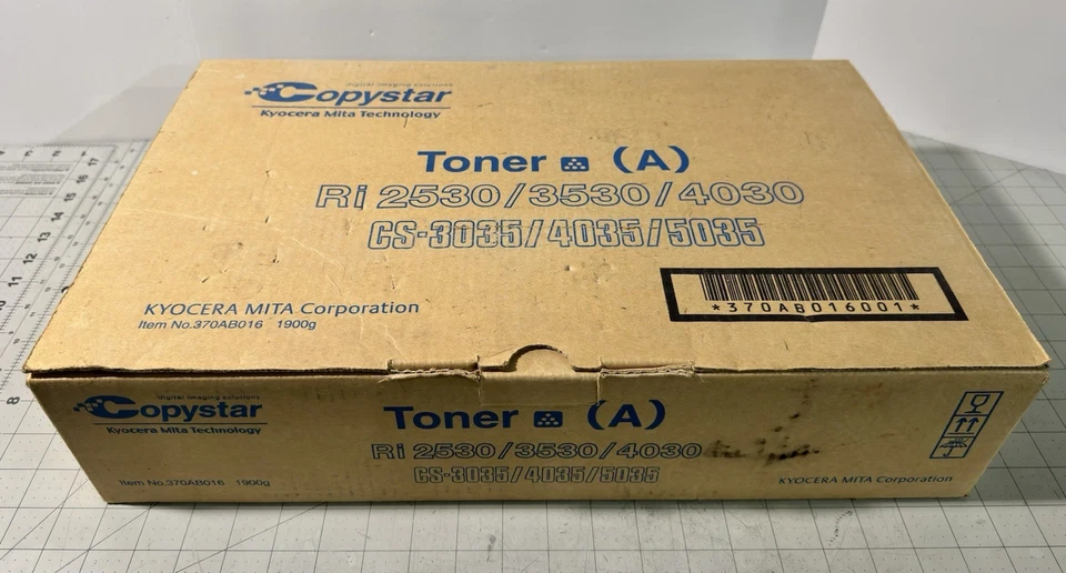 ¡NUEVO! Tóner negro Kyocera CopyStar 370AB016 - RI 2530 3530 4030 CS-3035 4035 5035 Foto 2 de 4