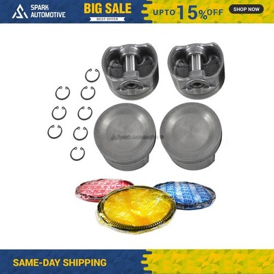 Pistons w/ Rings fit Fits 1993-1995 Volkswagen 2.0 L4 SOHC 8V