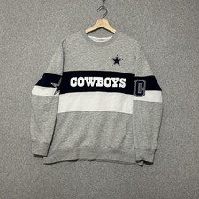 Dallas Cowboys Sweatshirt Mens M Gray NFL Football Crewneck Pullover Fleece
