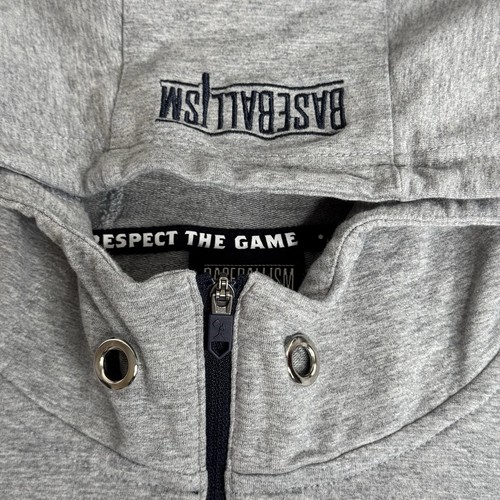 BASEBALLISM Ken Griffey Jr 1/4 Zip Hoodie Hooded Sweatshirt Mens XL #24 Blue - Picture 5 of 12
