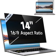 2 Pack 14 Inch Laptop Privacy Screen For Lenovo/hp Envy/dell/acer/asus/thinkpa
