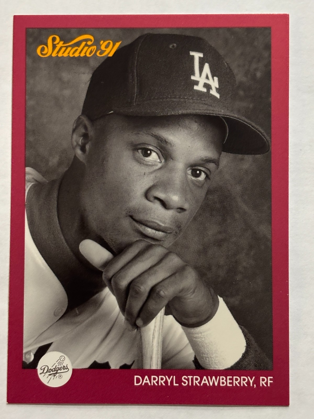 1991 Studio #190 Darryl Strawberry Los Angeles Dodgers