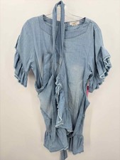 Pre-Owned Isabel Marant Etoile Blue Size 34 Knee Length Short Sleeve Dress