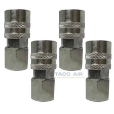 4 Pack Industrial M style Air Compressor Quick Connect Coupler 3/8" NPT Female