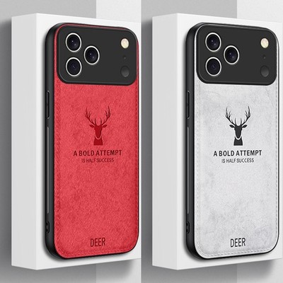Hülle für iPhone 17 16 15 14 13 12 11 Pro Max Air XS 8 Leder TPU PC Schutz Case
