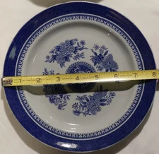 Spode Fitzhugh Blue Salad Plates 8" d England 