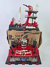 Vintage Deluxe Reading Operation X-500 Base Defense Missile Playset w Box   READ