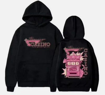 Flamingo Flim Flam Merch Unisex Oversized Soft Long Sleeve Hoodie 