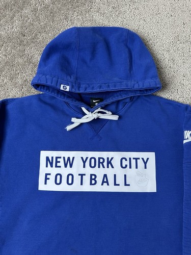 Mens Hoodie Y2K Nike Air Swoosh New York City Football $125 Retail!, Size M - Picture 2 of 12