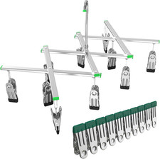 Darkroom Film Negative Drying Hanging Rack Frame Foldable Hanger Windproof 10 Cl