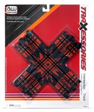 Auto World Traxessories Intersection Track HO Scale Slot Car Track 00174
