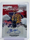 2025 Topps Chrome Basketball Geometric Red Refractor Ben Sheppard #SWS-BS