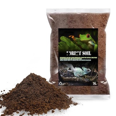 Reptile Soil Substrate Natural Terrarium Fluffy Tank Bedding Tortoise Crab