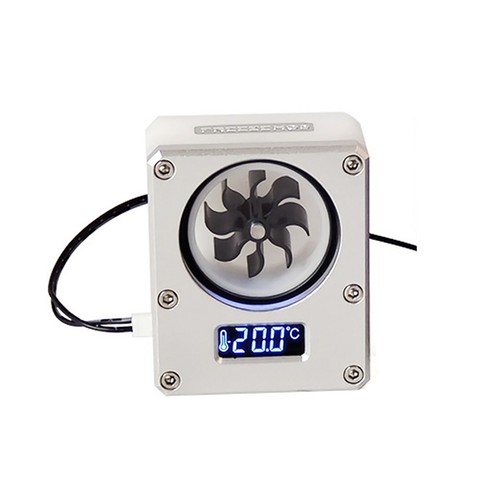 White/Black Water Flow Meter Indicator with Temperature Computer Cooling Tubes - Zdjęcie 5 z 19