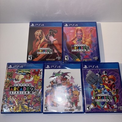 ALL 5 COVER VARIANTS CAPCOM ARCADE STADIUM VOLUME 2 LIMITED RUN GAMES U.S. ESRB!