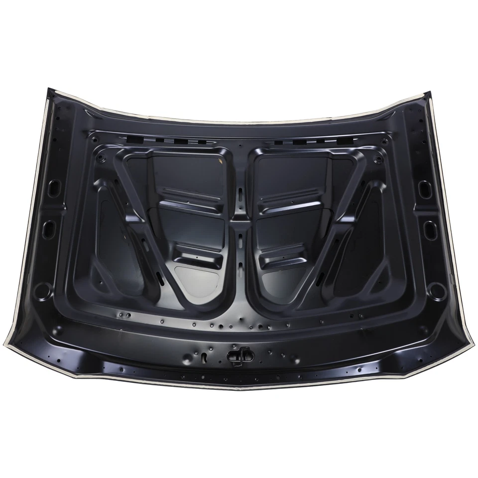 Fit For 2016 2017 2018 Chevrolet Silverado 1500 Front Hood Panel Aluminium Black - Image 4 of 4