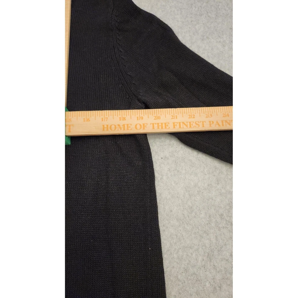 Chaqueta Draper's & Damon's para mujer pequeña grande negra 100 % seda floral bordada Foto 3 de 4