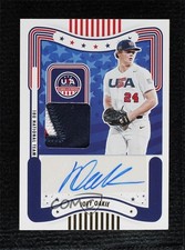 2024 Stars and Stripes Materials Signatures Prime 3/25 Joey Oakie Auto 0j81