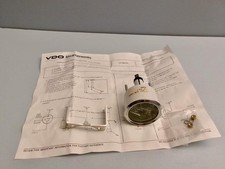 Vdo Chrome Face 400f Temperature Gauge 231 016 056a 12 Volt With Bracket Unused