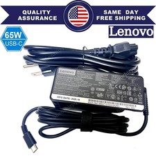 Genuine Lenovo 65W Laptop Charger Type C USB-C AC Adapter ThinkPad Yoga E14 E15