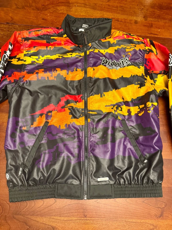 Raro NUEVO Para hombres De Colección Ski Doo Racing Moto de Nieve Chaqueta Talla Grande ROTAX Foto 2 de 4