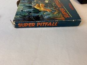 Super Pitfall NES 1987 Box Game Manual - Missing Top Flap