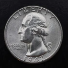 1947-D Washington Quarter BU/UNC 90% Silver Denver Mint Nice Detail