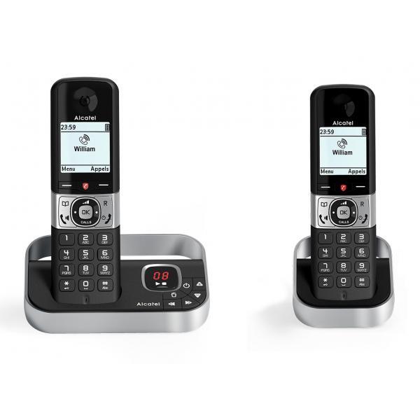 Alcatel F890 Voice Duo zwart Telefono DECT Identificatore di chiamata Nero, Arge
