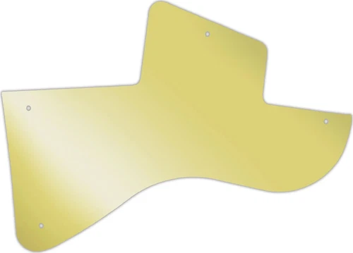 WD Custom Pickguard For Gibson Les Paul Junior Special Humbucker #10GD Gold M...
