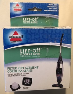 bissell lift off pet vacuum filters