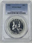 1959 50C PCGS PR65 Franklin Half Dollar