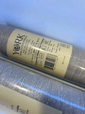 York Wallcoverings RN1049 Modern Rustic Crinkled Wallpaper Metallic Earthtones