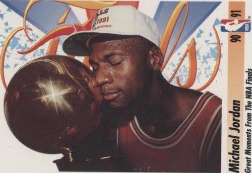 90-91 SKYBOX Michael Jordan Great Moments From The NBA Finals Card