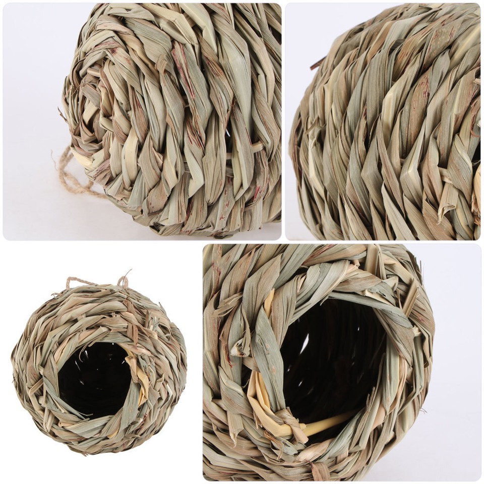 Tree Swallow House Artificial Birds Cage for Cockatiels Woven Birdcage