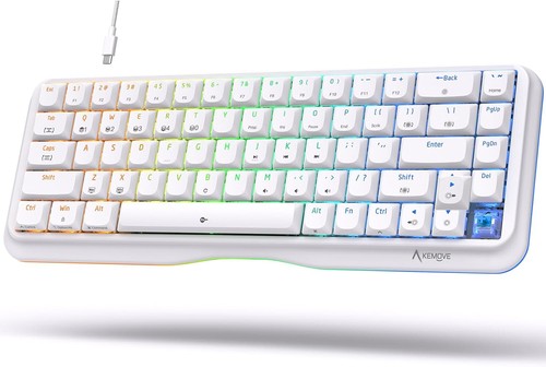 KEMOVE K68se Gaming Mechanical Keyboard,60 Percent RGB Keyboard with Blue Switch - 第 1/7 張圖片
