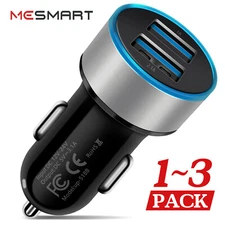 1-3 Pack Dual USB Ports USB C Fast Charging Adapter For iPhone 16e 16 Pro Max 15